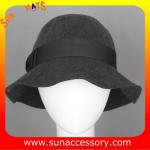 6090343 Sun Accessory customized winner fashion 100% wool felt clothe hats,