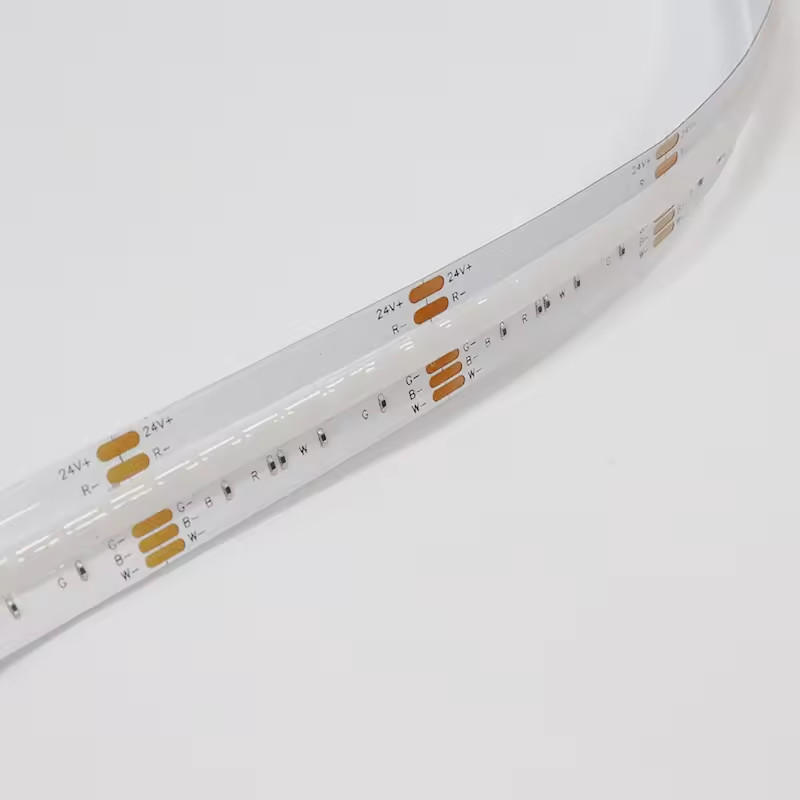 Super brightness COB led strip RGB 12mm multiple color 120 degree super wide 1080 LEDs/m COB strip light full color