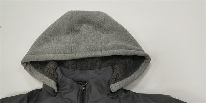 Faux Leather Padded Puffer Jacket
