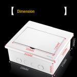 Economic PZ30 Lighting Distribution Box ABS 6 9 10 13 15 18 21 Ways IEC60439-3