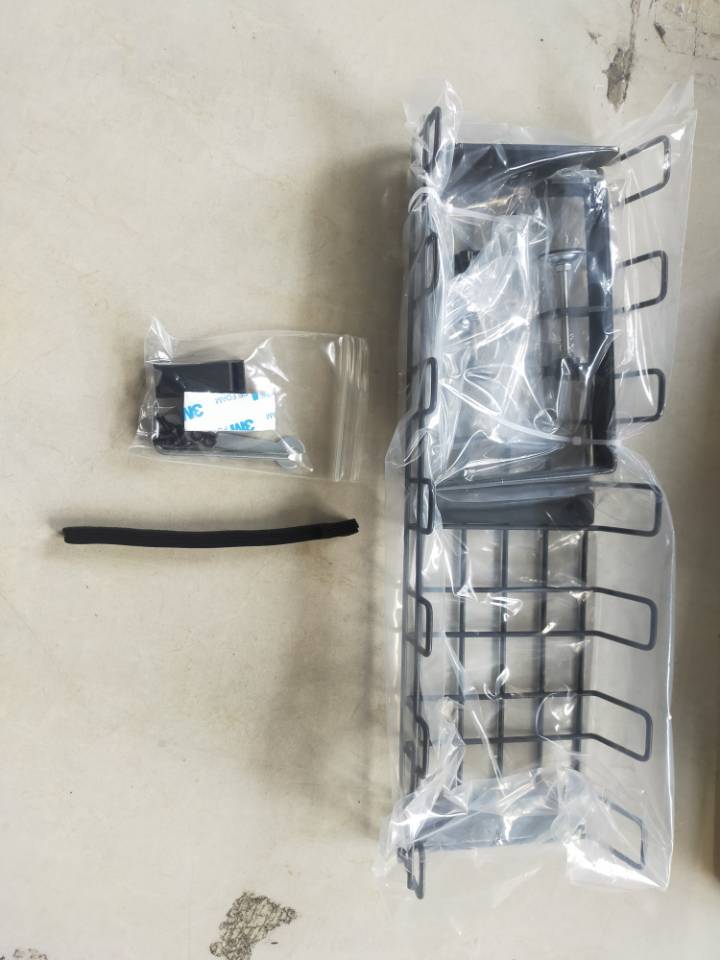 Iron Fabric Type No Drill Under Desk Cable Management Tray with Customized Packing