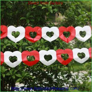Quality wedding heart garland decoration wholesale
