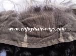 Lace frontal 13''x4'' ,malaysian virgin hair natural color deep wave 10''-24'