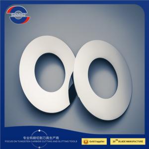 Quality Fabric Carbide Circular Blade 130X80X3mm Razor Slitter Blades wholesale