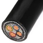 1/3 Cores Black 8.7/15KV 3x95mm2 Armored XLPE Insulated Copper Core