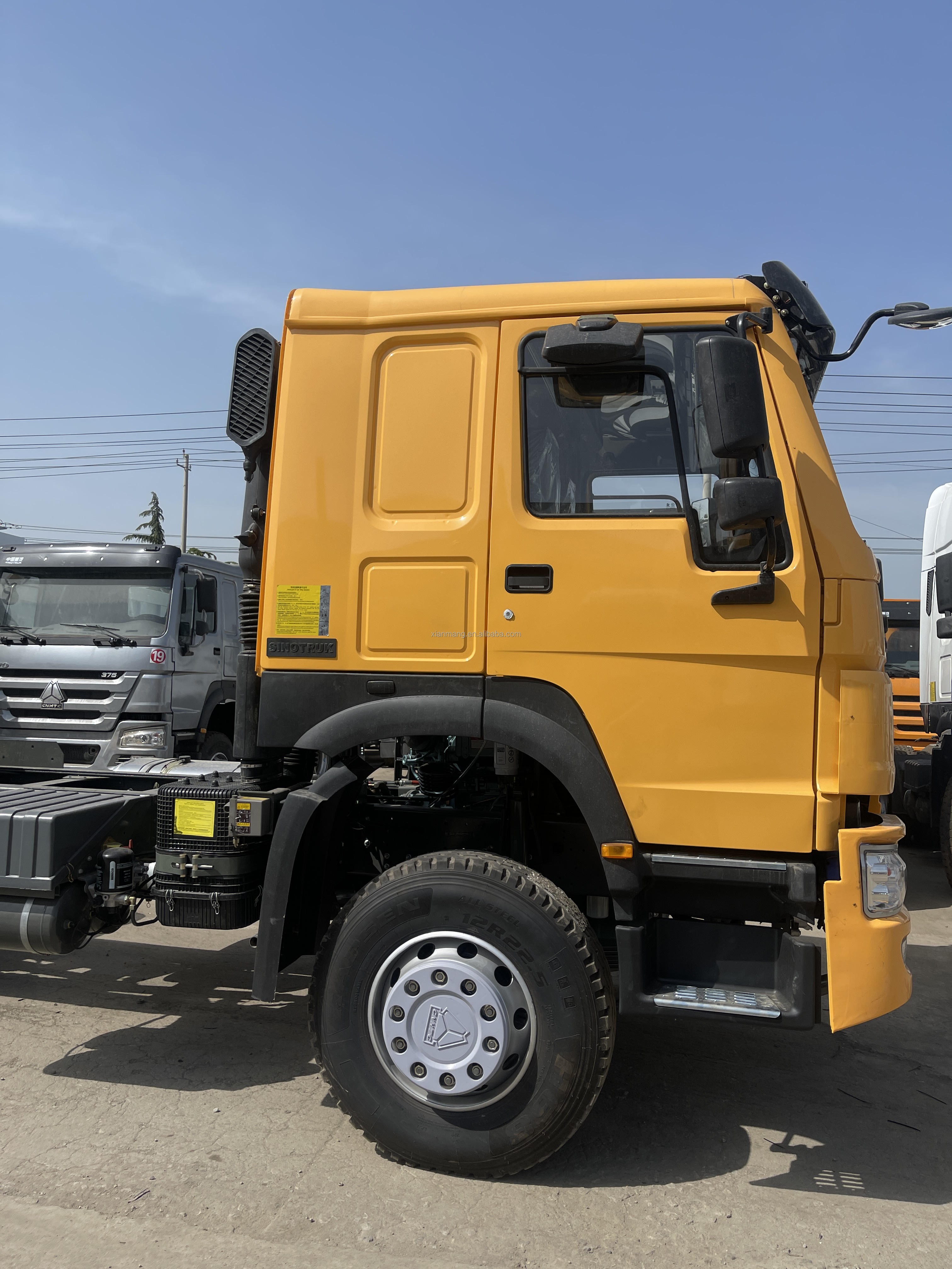 Diesel Fuel Type Howo 50 Ton Dump Truck 6x4 351-450hp For Mining Transportation