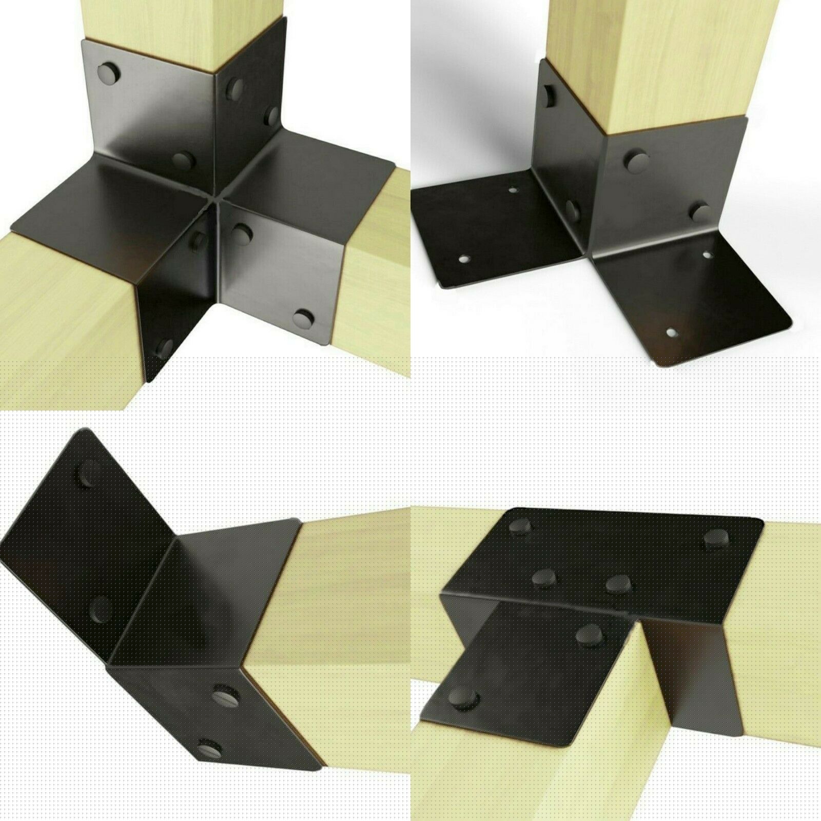 Furniture Hardware Pergola Bracket with Wooden Structure and Stamping Punching Bending