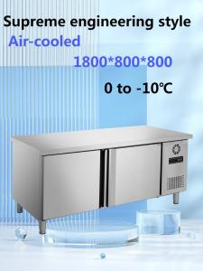 Quality Stainless Steel Two Door Undercounter Freezer Modern Style Space Saving wholesale