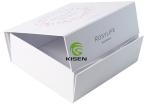 Christmas Cosmetic Cardboard Jewelry Gift Boxes With Magnet Flat Small Size
