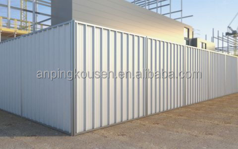 Pressure Treated Wood Type Heat Treated Iron Temporary Fencing for Maximum Privacy