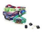350*15mm Polyester RFID Hard Tag Wristband Nylon Woven
