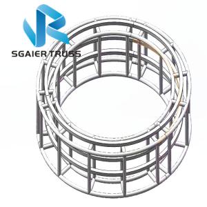 Quality 1m Height Revolving Truss For Led Screen 360 Degree Rotation truss machinery stage truss wholesale