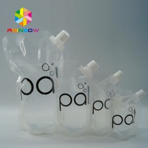 Quality Reusable Baby Food Stand Up Spout Pouch Packaging Clear Drink Stand Up Spout Pouch wholesale