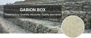 China Galvanized Gabion Box on sale