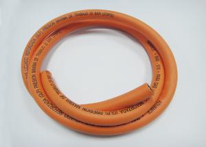 Quality Orange Braid Reinforced PVC Plastic Gas Air Hose 1/4&quot;-1'' Water Hose wholesale