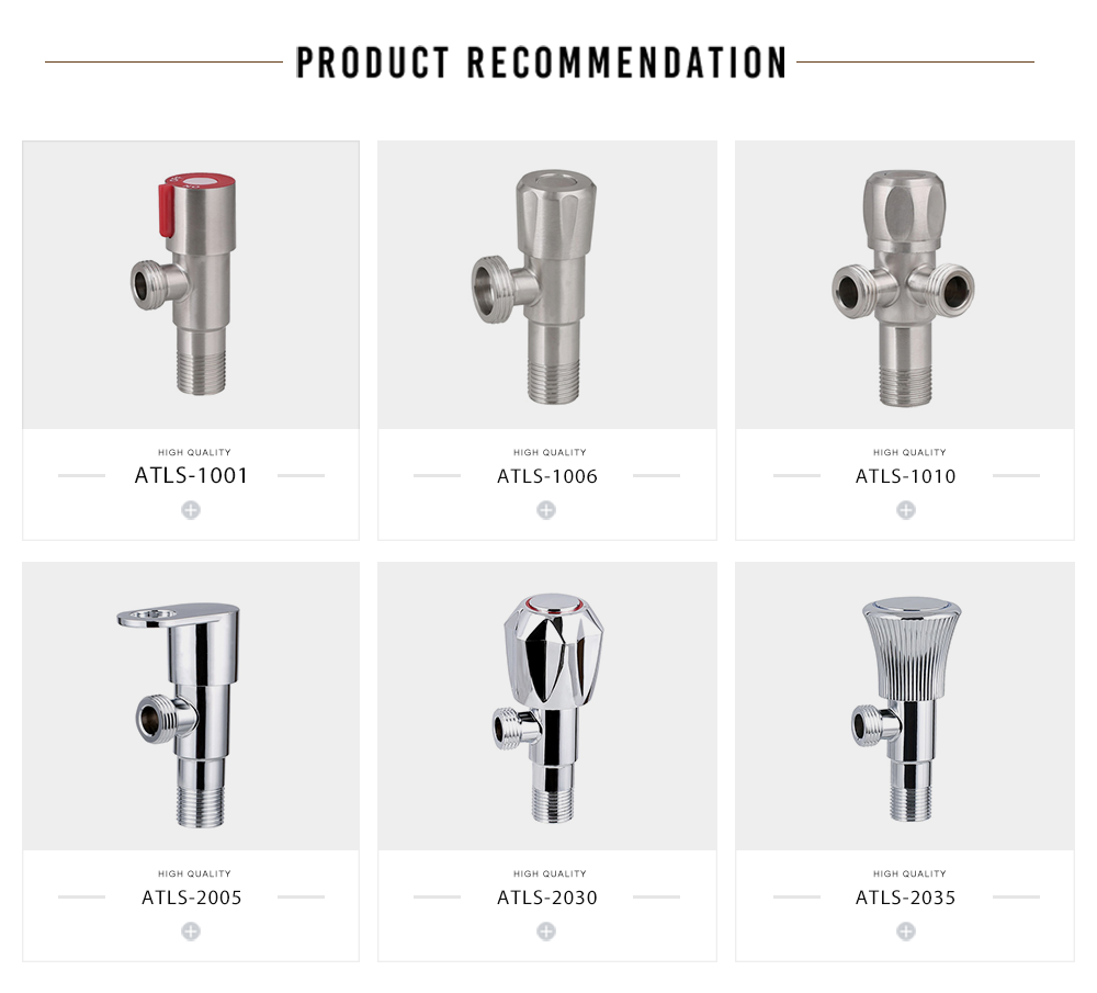 175g Faucet Angle Valve For Kitchen SS304 Brushed Shut Off