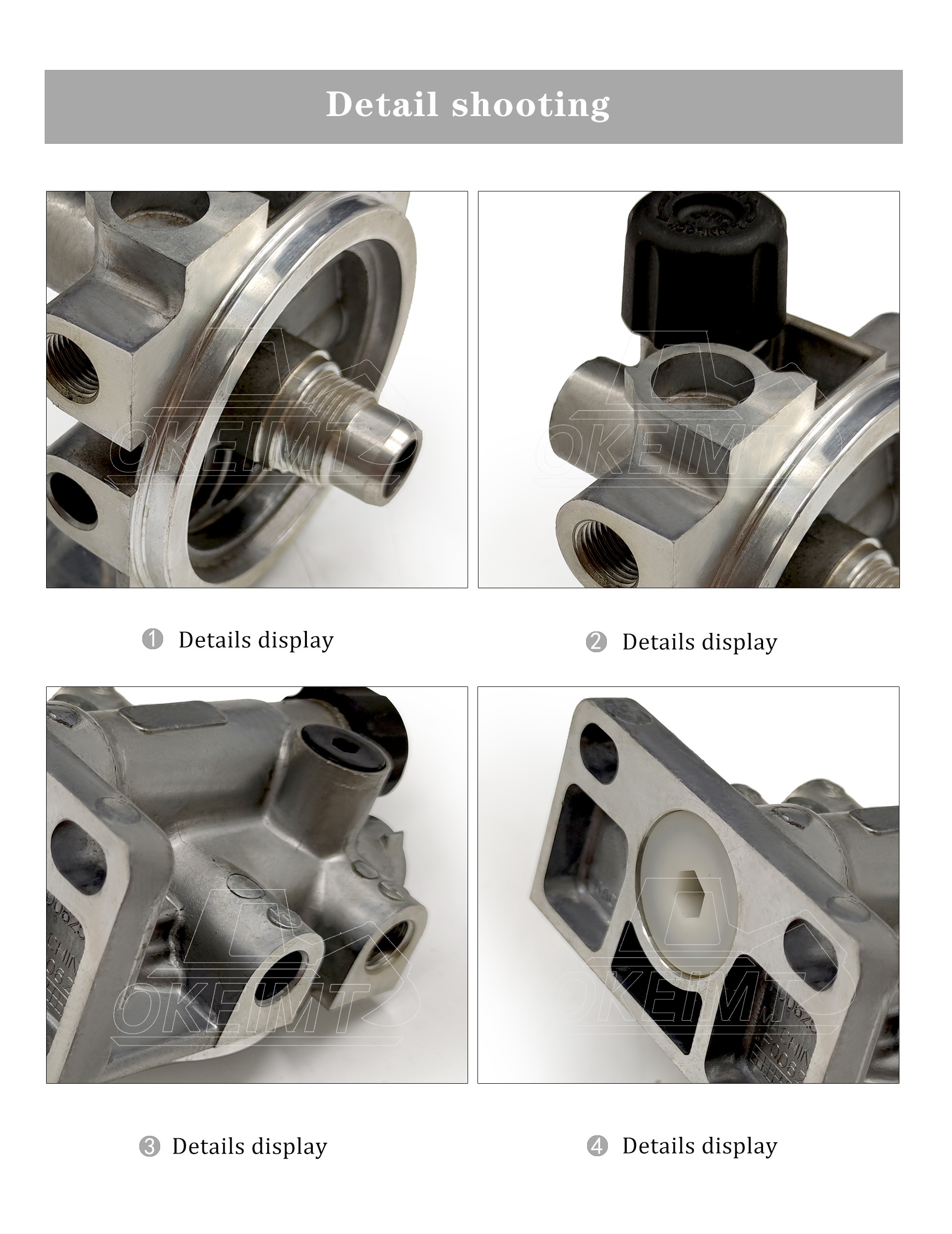 High Quality Brand New EC210 Excavator Parts 11110702 Oil Filter Housing Oil Filter Head
