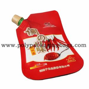 Quality 100mic Aluminum Plastic Foil Liquid Spout Bags Spouted Pouch Bags wholesale