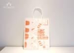 Recyclable Kraft Greaseproof Paper Bags Square Bottom Punched Handle
