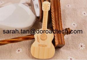 Quality USB Flash Drive Wooden Guitar Pen Drive Maple Wood Pendrive Memory Sticks wholesale