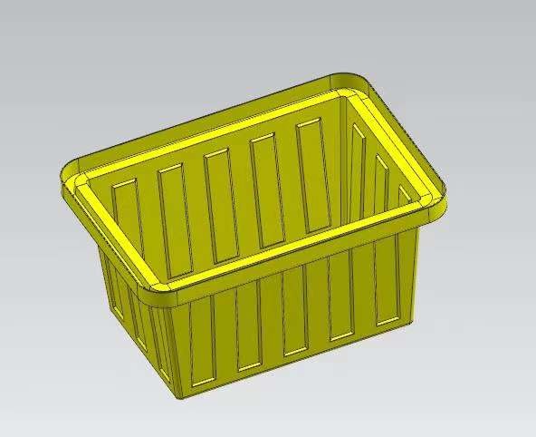 Ninety liters of square box mold for making plastic products