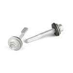 Ruspert Finish Stainless Steel Carbon Steel Bi Metal Roofing Screw with Rubber