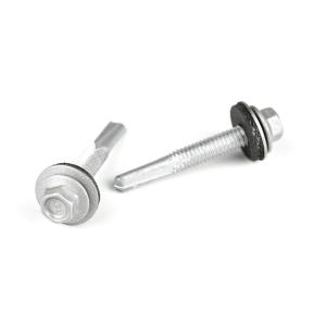 Quality Cup Head Stainless Steel Bimetal Self Tapping Screws With Epdm Washer Ruspert Finish wholesale