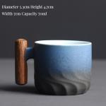Hand Painted Japanese Espresso Cup 70ml Capacity for Modern Vintage Porcelain