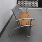 Composite Recycled Plastic Garden Benches Wrought Iron Benches For Outdoor