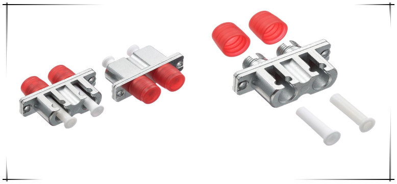 ISO9001 Approved Duplex Steel FC To LC Fiber Adapter