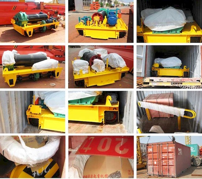 Electric Double Girder Gantry Crane With Cab / Wireless Control