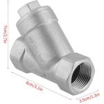 Female BSPP Y Strainer , Screwed Y Strainer Stainless Steel