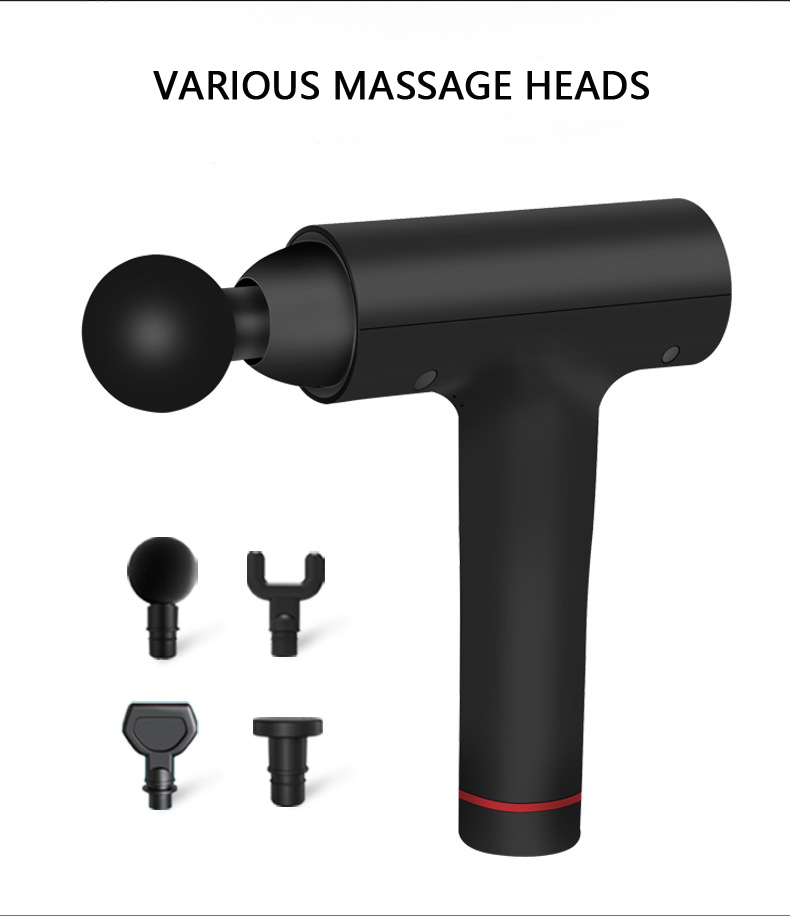 ODM Hand Held Fascia Massage Gun LCD Deep Muscle Tissue Massage Gun