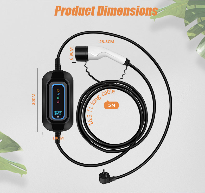 AC and PE Insulation Detection Smart Electric Car Charger Station for All GM Models