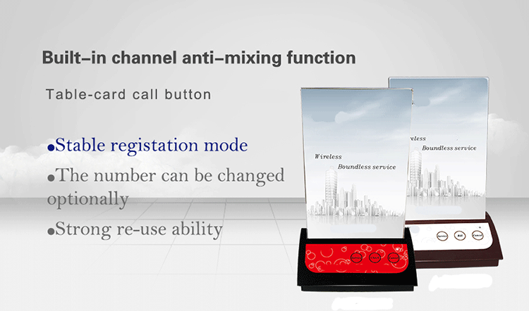 cheapest restaurant waiter calling system with 10pcs of wireless call button and 1 pcs number display
