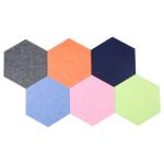 Sound Absorbing Wall Hexagonal Acoustic Panels 130mmx150mm