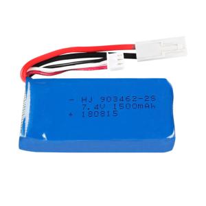 Quality 7.4 Volt 2S 1500mAh 11.1Wh Li Polymer Battery Pack wholesale