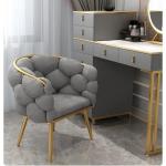 Velvet Tufted Dining Room Chairs Adjustable Beige Upholstered Dining Chairs