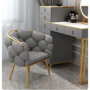 Quality Velvet Tufted Dining Room Chairs Adjustable Beige Upholstered Dining Chairs wholesale