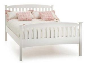 Quality modern double bed pine wood wholesale
