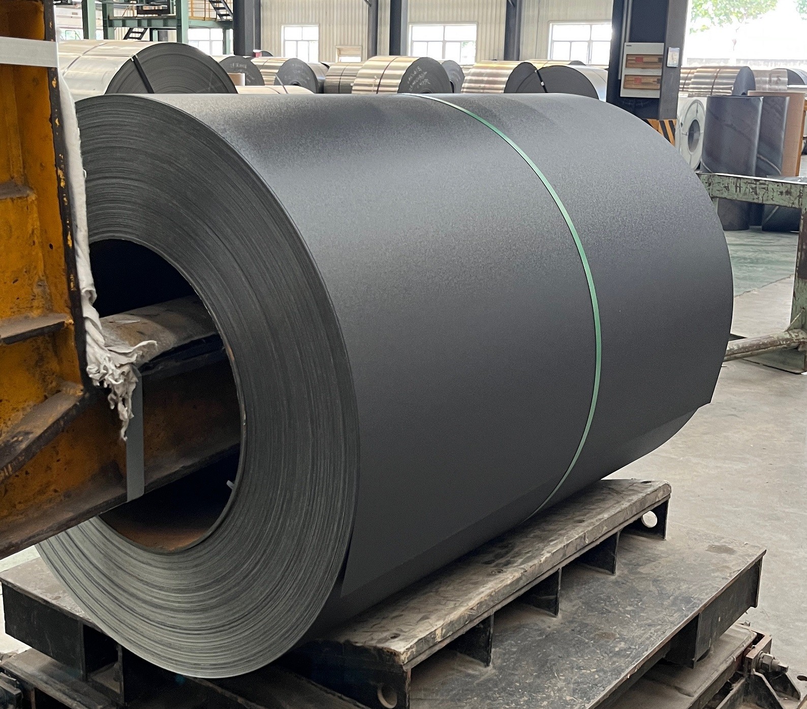 Textured Painted Black Color Coil Super HDP Beckers Z275 Matt PPGI Pre Painted