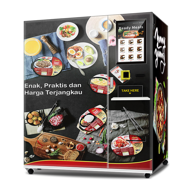 Fully Automatic Hot Food Heating Vending Machine Customized Hot Food Vending Machine