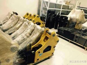 Quality Hydraulic Excavator Equipment Parts Breakers Long Lifespan 195mm Chisel Diameter wholesale