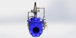 Ductile Iron Flow control valve Nylon Reinforcement Stainless Steel Pilot