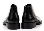 cow leather Mens Ankle Boots high class Burnished Leather Boots