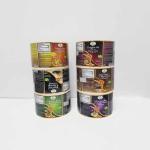 Shinny Gold Metallic Printing Adhesive Label for Health Product