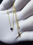 brand jewelry 18k gold necklace