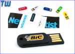 Plastic Paper Clip 4GB Pen Drive Key Hole Free Key Chain Attached