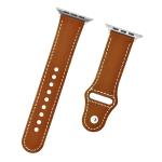38 40 42 44mm Width Leather Watch Strap Bands For Apple Watches