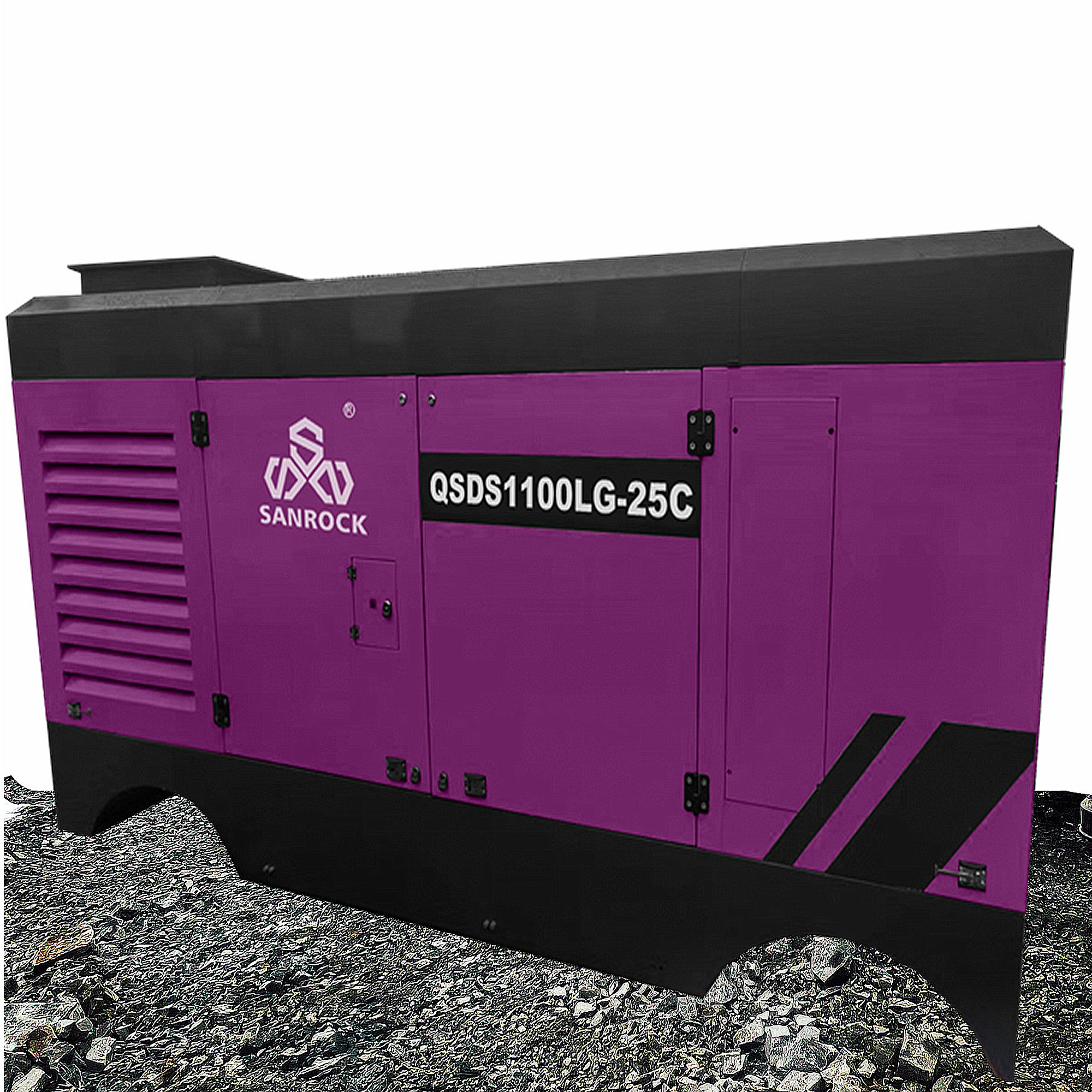 Mining Stationary Screw Air Compressor 25 Bar High Pressure Equipment